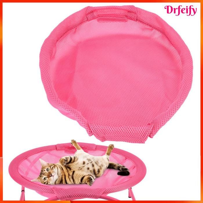 Hamac pour chat - AKOZON - Hamac amovible - Rose - Lavable en machine - Respirant et suspendu