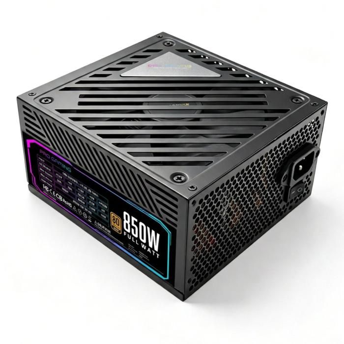Alimentation PC ATX ProGaming Full Watt Certifiée 80+ Gold PFC Actif 12VHPWR Ultra Silencieuse - vue 2