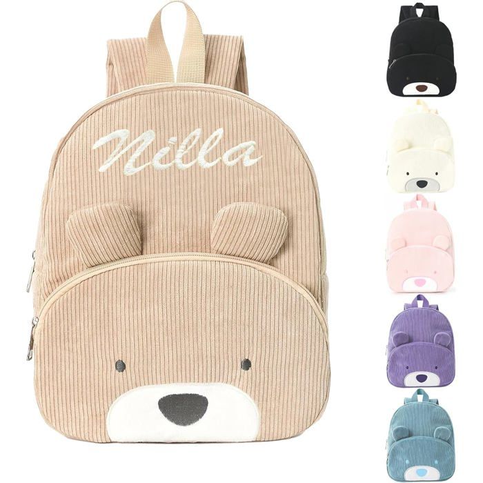 Sac à dos enfant en velours côtelé - 1 unité