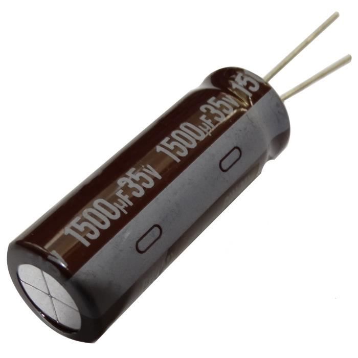 5x Elektrolytkondensator 3300µF 6,3V – Low ESR, 105°C, 7000h, 12,5x20mm, Radial