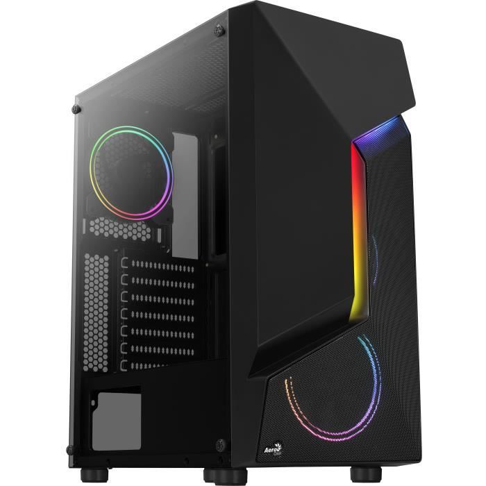 Boitier PC Moyen Tour ATX AeroCool Scape V2 RGB avec panneau vitré - vue 3