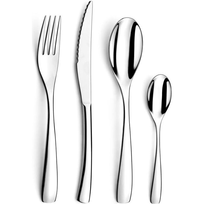 AMEFA Moderno cuillères à café acier inoxydable couverts X 12 table restaurant 18//0