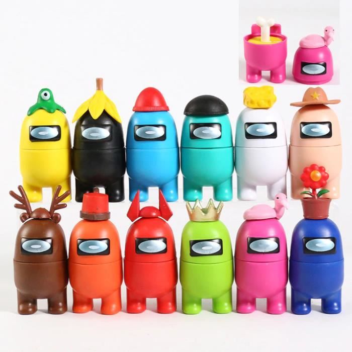 Lot de 12 Figurine AMONG US