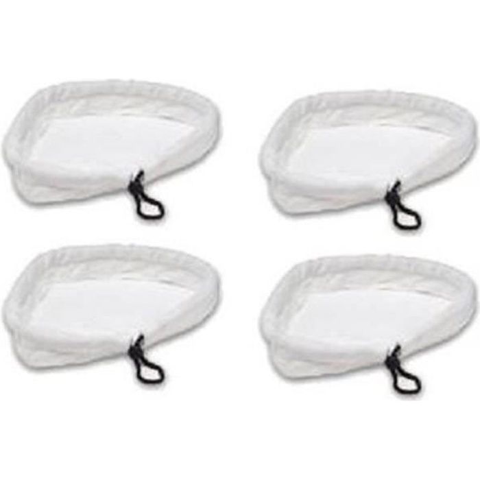 Lot de 4 chiffons de rechange pour balai vapeur en Microfibre Pads de Nettoyage Universel Compatible avec Lingettes