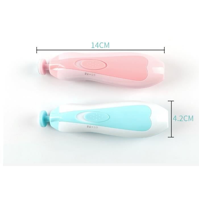 Set Coupe Ongles Electrique Bébé Silencieux Ciseaux De Sécurité Enfant Fille Manucure Toilettage Pour Enfant Nouveau Né