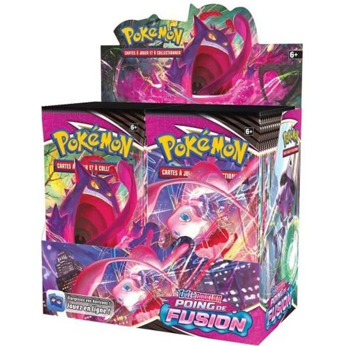 Pokemon Display Poing De Fusion Eb08 Cartes A Collectionner Pokemon Cdiscount Jeux Jouets