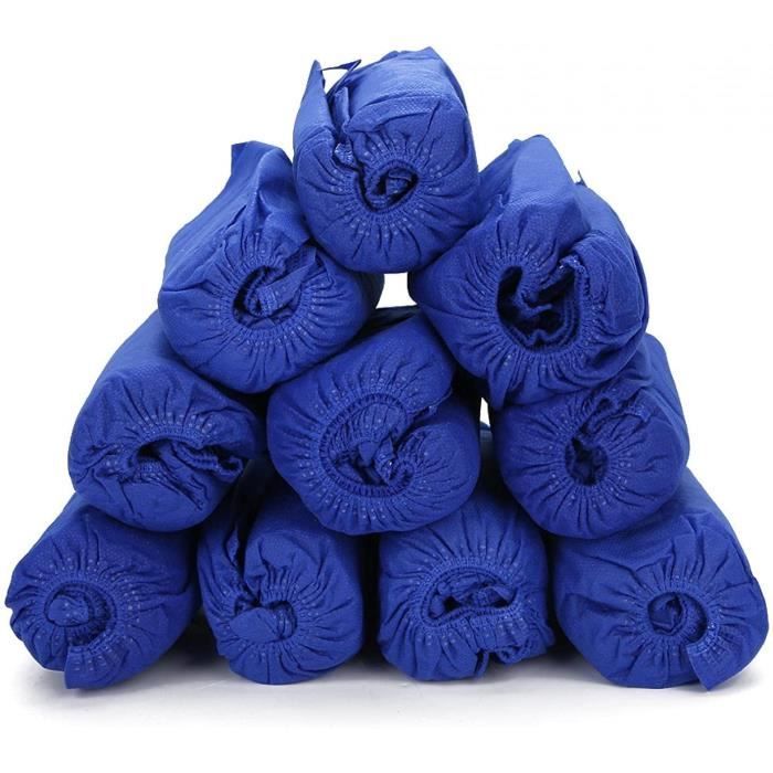 Lot De 4 Sacs à Chaussures De Voyage Acboor Imperméables Anti-Salissures Avec Fermeture Éclair - 42 X 24 Cm Noir - Idéal Pour Tous Vos Déplacements