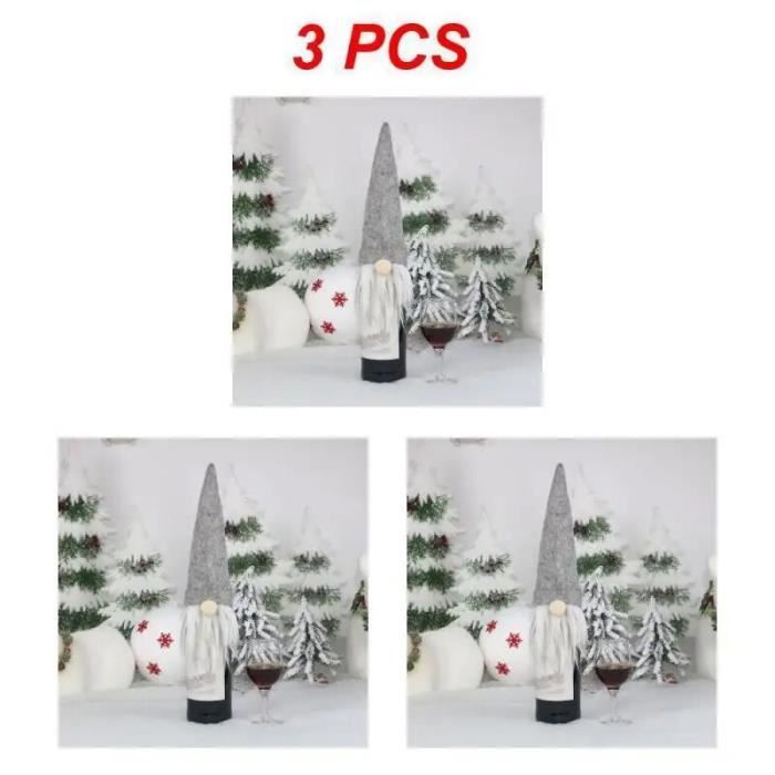 Couvre Bouteilles De Vin De Noël, Gnomes, Toppers, Nouvelle Collection Objet Decoratif Cwpj2201