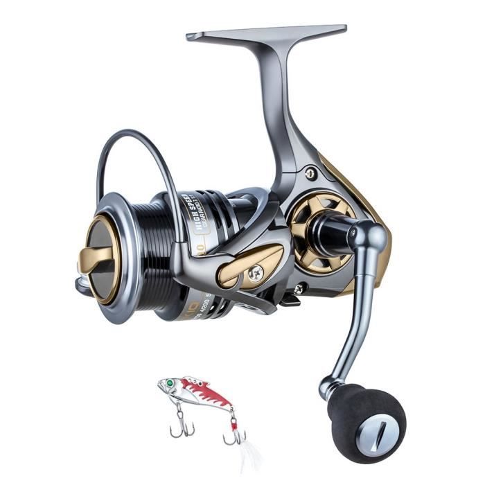 Moulinet Deukio HS2009 Pêche En Mer - Ambidextre, 7.1:1, Aluminium