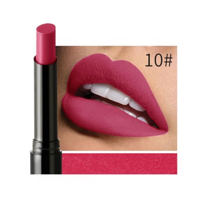 Velvet Longue Durée Matte Crayon De Couleur Rouge à Lèvres Maquillage Sexy Waterproof J Crayon Beauté 758