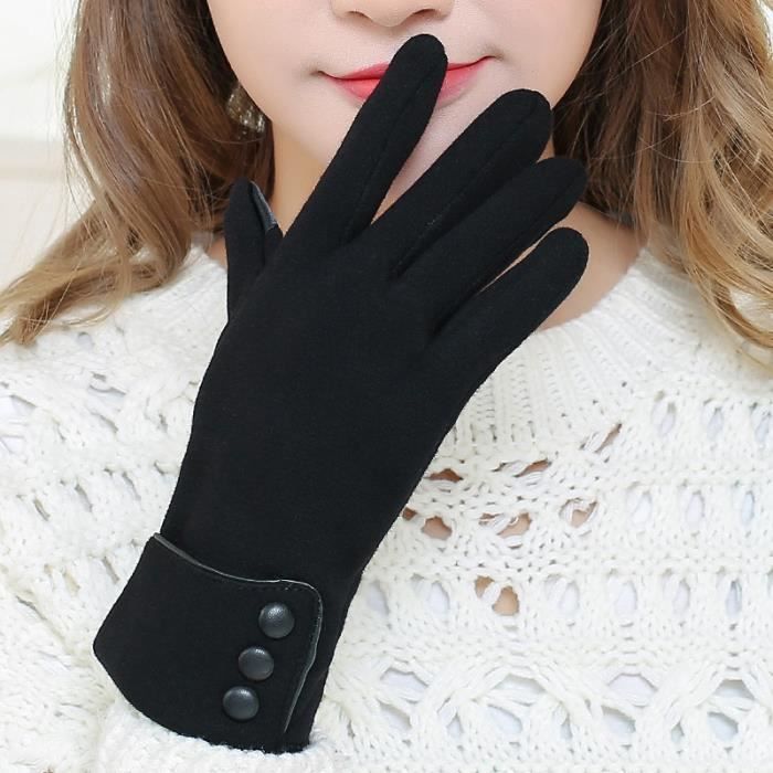 Gants femme hiver, gants chaud