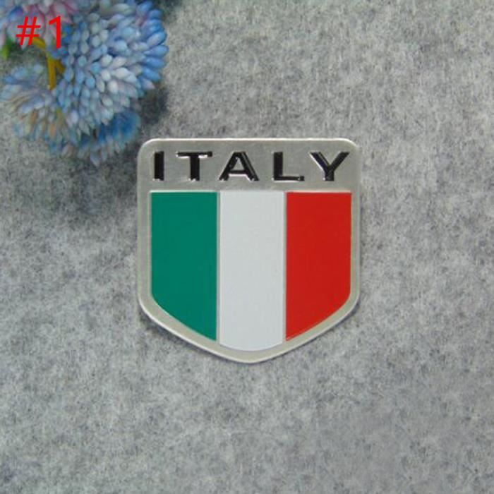 ITA2 - Sticker drapeau italien personnalisable