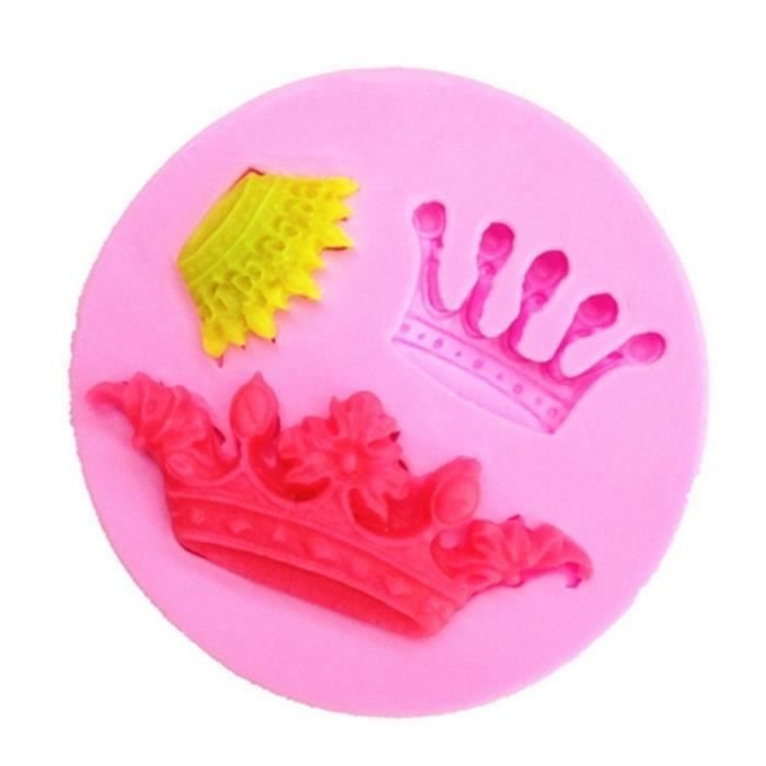 Moule Silicone 3d Couronne Prince Princesse Ouverte Patisserie Gateau Anniversaire Pate A Sucre Cdiscount Maison