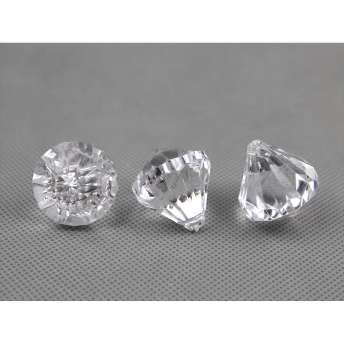 20p Verre Clair Cristal Diamant Mariage Fête Décoration Table dispersent Multi SZ