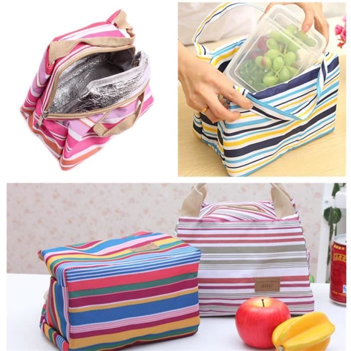 Sac Isotherme Glacière à Repas Imperméable Pliable pour Pique-nique ...