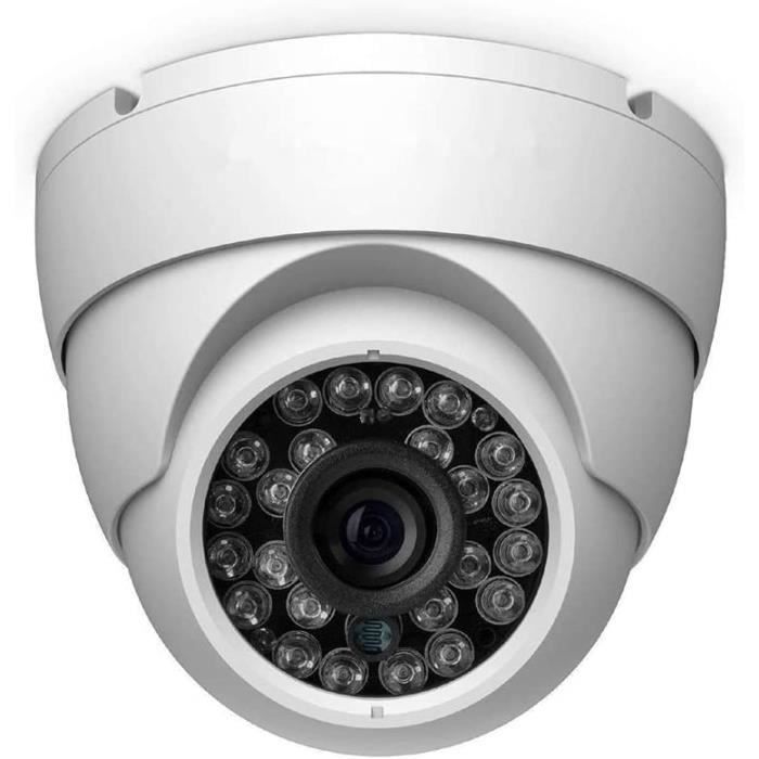 Caméra dôme IP d'extérieur 2 MP, 1080P sans Fil PTZ Caméra de