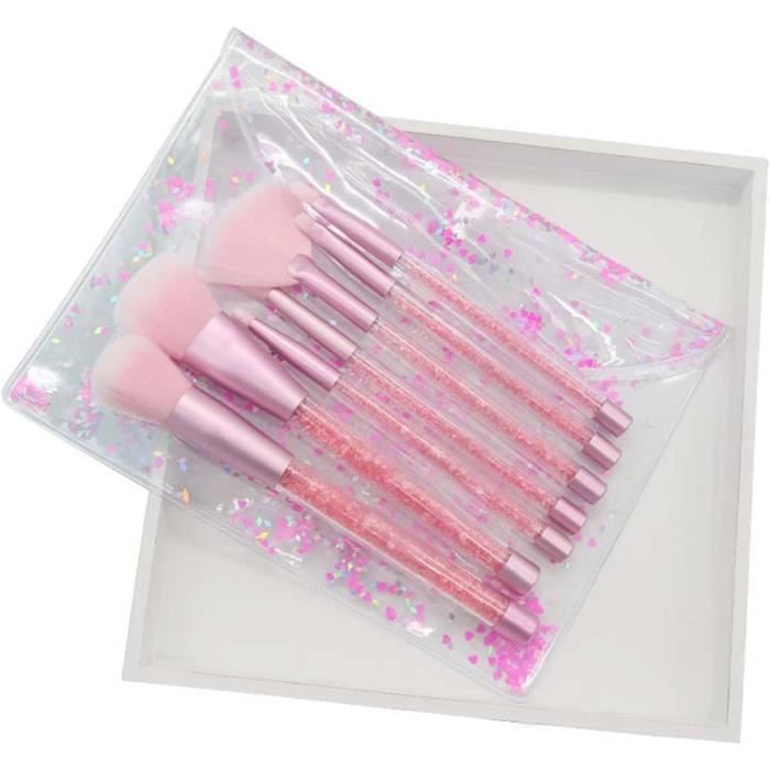 Kit 24 Pinceaux Maquillage Professionnels - Fond De Teint, Ombres, Sourcils | Outils Beauté Complets