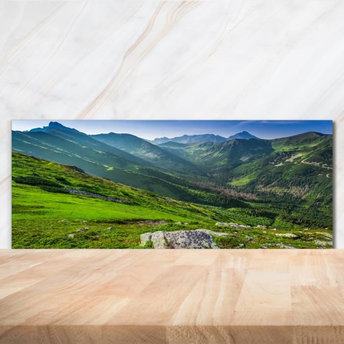 Crédence Cuisine En Verre 100x50 Cm - Motif Paysage Mer Et Plage, Moderne, Neuf !