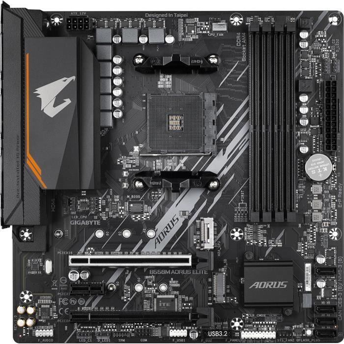 Carte mère - GIGABYTE TECHNOLOGY - B550 AORUS ELITE AX V2 - Cdiscount  Informatique