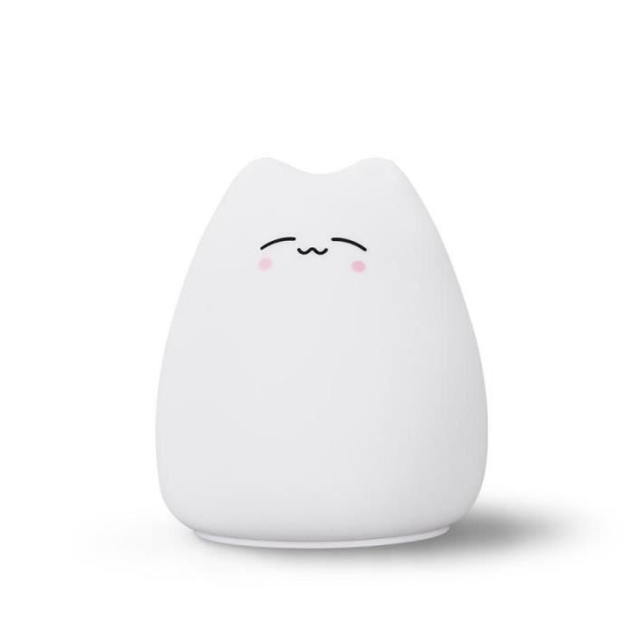 Colore Couleur Changeante Dessin Anime Petit Chat Mignon Pour Enfants Enfants Salon Chambre Veilleuse 3 Modele 02 Jbpddla Cdiscount Maison