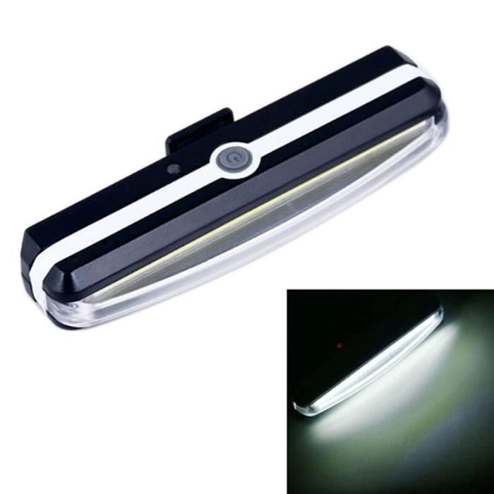 Feu Arrière LED Vélo – Sécurité Flash – 66x28x40mm – Lumière Rouge