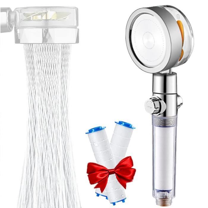 Lazmin Pommeau De Douche Universel Remplacement Réglable De Pomme De Douche Déconomie deau avec Filtre Réglable à Haute Pression 