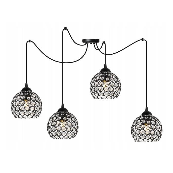 Light-Home Crystal Spider Abat Jour Suspension Luminaire Lustre ...
