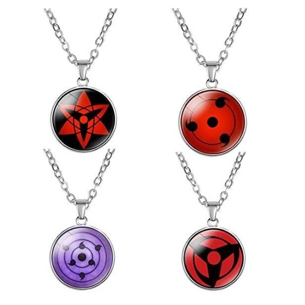Naruto Collier à Pendentif Sharingan - 4pcs - Achat / Vente sautoir et collier  Naruto Collier à Pendentif 