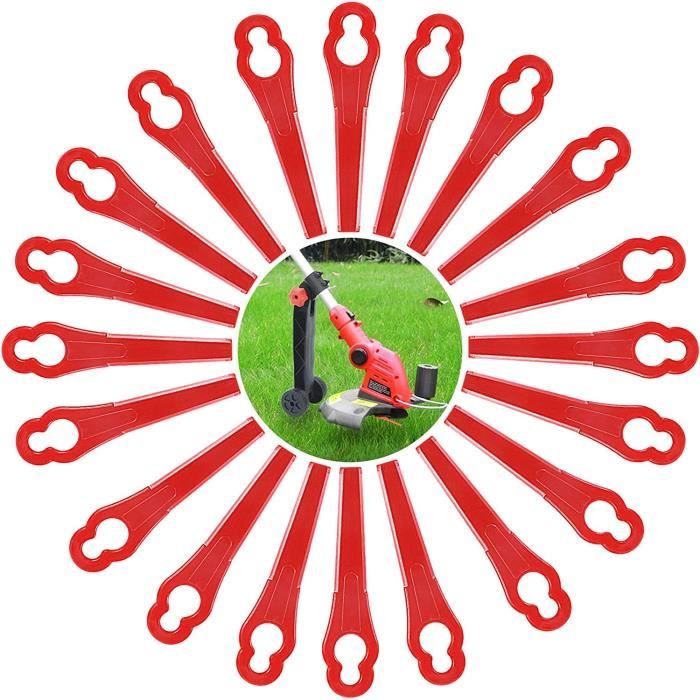Lames De Tondeuse à Gazon - Lot De 5 Pièces - Lame Triangulaire Trois Dents - Acier Au Manganèse - Pour Herbe Et Mauvaises Herbes