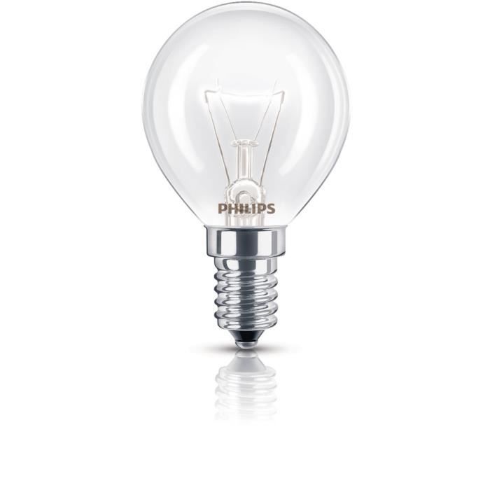 E14 Philips EcoClassic Ampoule halogène Culot à vis E14 R35 Lumière graduable Blanc chaud 18 wattsW Small Edison Screw 