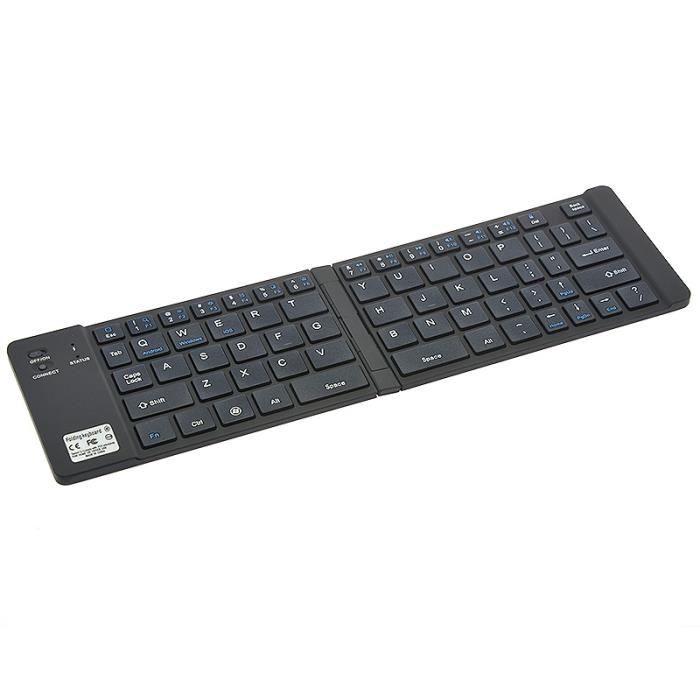 Clavier Bluetooth iPad iPhone Tablet PC SmartphoneAndroid iOS QWERTY - Prix pas - Cdiscount