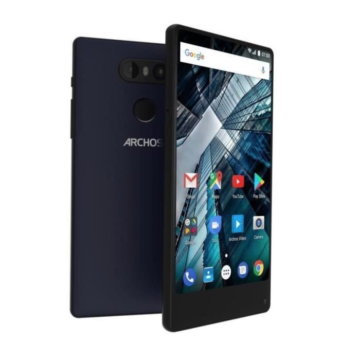 Smartphone Archos Sense 55S Bleu - Double Nano SIM - 5.2' Full HD - 4G - 64 Go - Android 6.0 Marshmallow