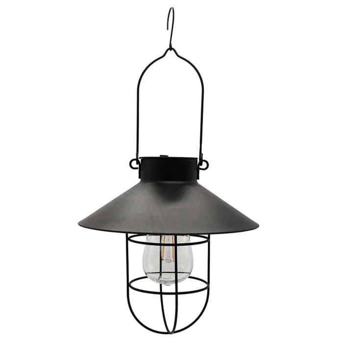Lanterne D'extérieur Suspendue LED Avec Flamme Dansante - Imperméable IP44 - Alimentation Piles