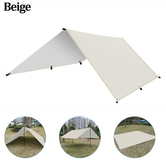 Voile d'ombrage,Bâche de Camping étanche, hamac, mouche de pluie, tapis de pique nique résistant
