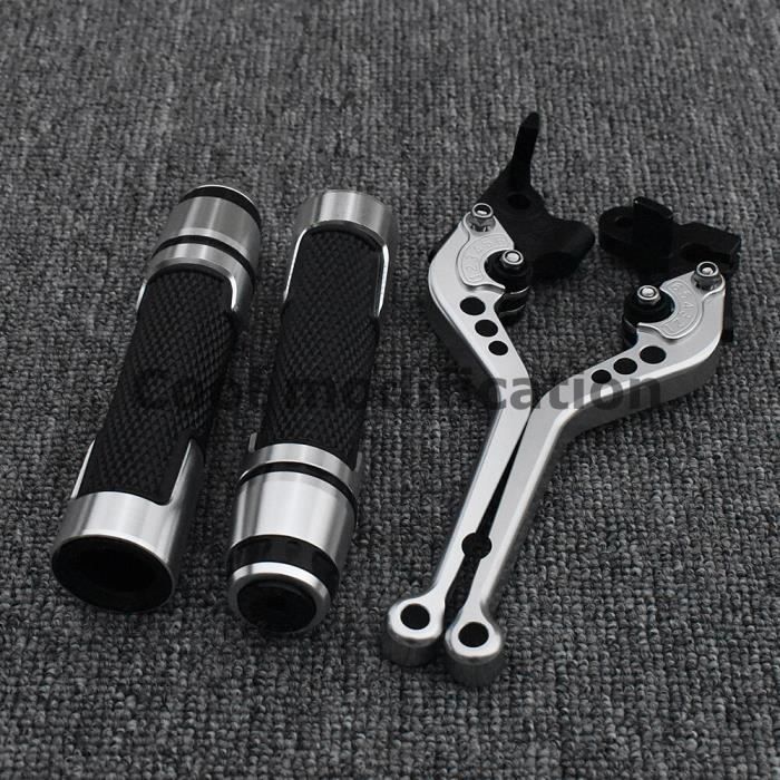 Leviers D’embrayage Et De Frein Réglables Pour Kawasaki Vulcan/S 650cc 2015-2021 – Pliables Et Extensibles
