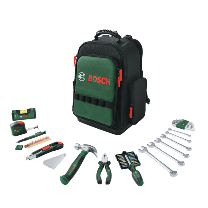 Set sac à dos à outils 60 pcs BOSCH
