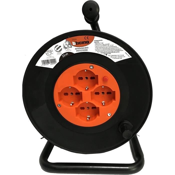 Prolunga Con Avvolgicavo 5 M Con 4 Prese Bivalenti E 2 USB Acquista Da OBI - Foto 2