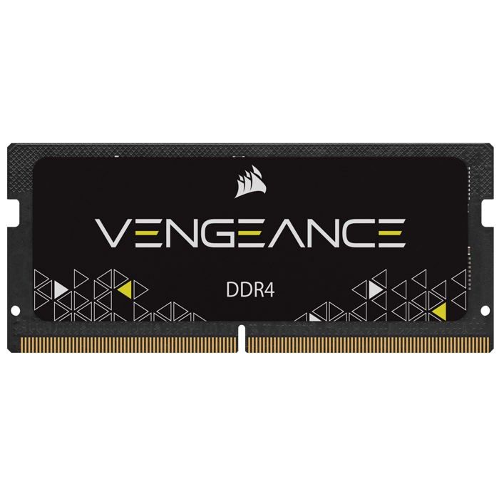 Mémoire RAM - CORSAIR - Vengeance SODIMM 32Go DDR4 3200MHz CL22 - Noir - Unbuffered - 1x32Go