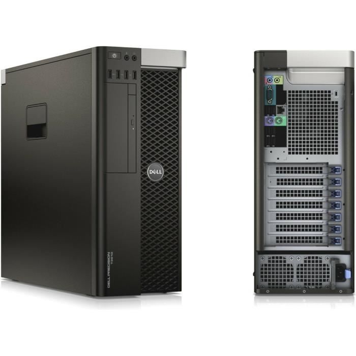 DELL Precision T5600  XEON 3.3GHz – RAM 16Go –  SSD 128Go + HDD 1000Go – NVIDIA QUADRO 4000 – WINDOWS 10 pro