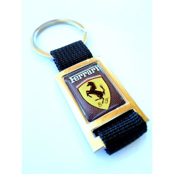 Porte clé Ferrari design carbone sport Noir noir - Cdiscount