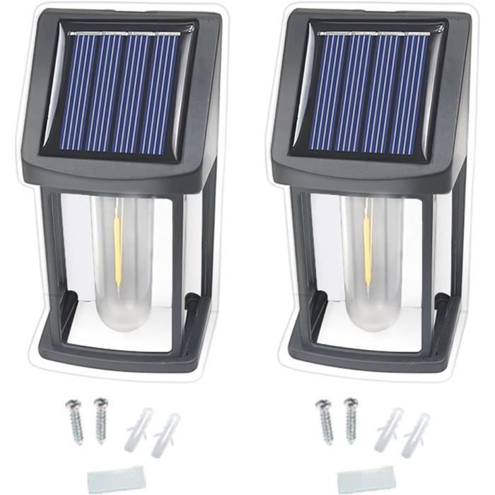 2 Moulins à Vent Solaires Arc-en-ciel - Décoration Extérieure Lumineuse Pour Jardin, Pelouse, Terrasse