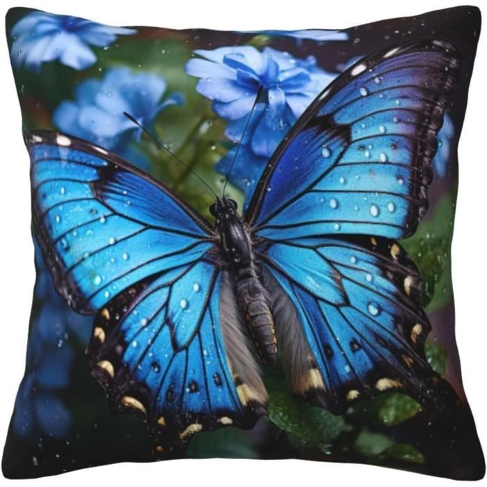 Laurel Burch Coussin décoratif en tapisserie de chat 16 po