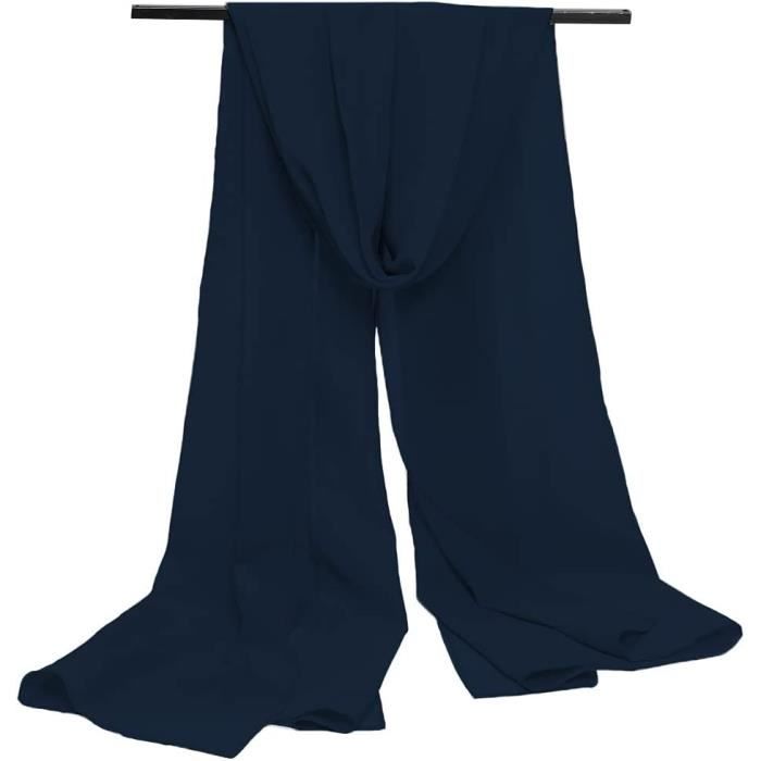 BEAUTELICATE Châle Étole En Mousseline De Soie Écharpe Foulard Léger Pour Mariage D'été Soirée Cérémonie Femme Mariée Demoiselles D'honneur(Gris Violet, Taille Unique