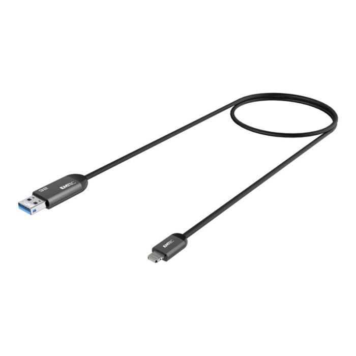 Clé USB - EMTEC T750 - 32 Go - USB 3.1 - Noir doux