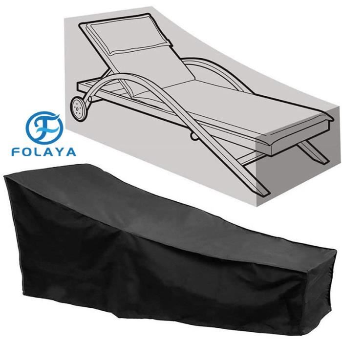 FOLAYA Housse de Chaise Longue, Housse de Protection imperméable