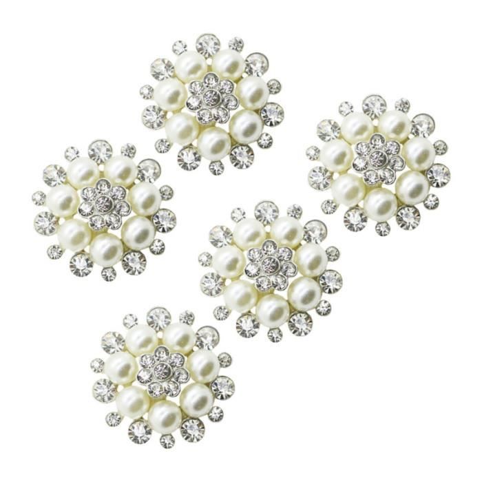 Kit Perles Décoratives BEBEMOKO - Embellissements Mode Pour Bandeaux, Vêtements - Résine Colorée 1x1cm