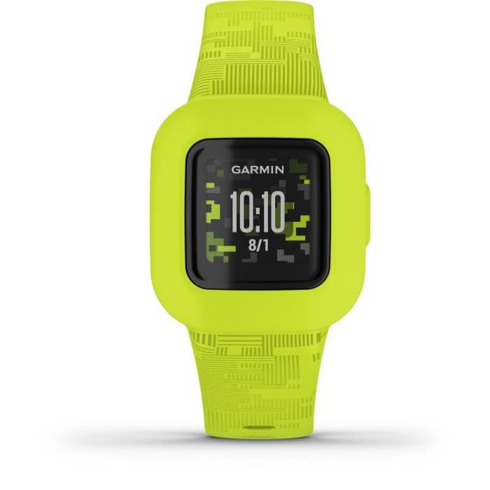 GARMIN vivofit junior 3 - Camo Green - Bracelet dactivité pour enfants