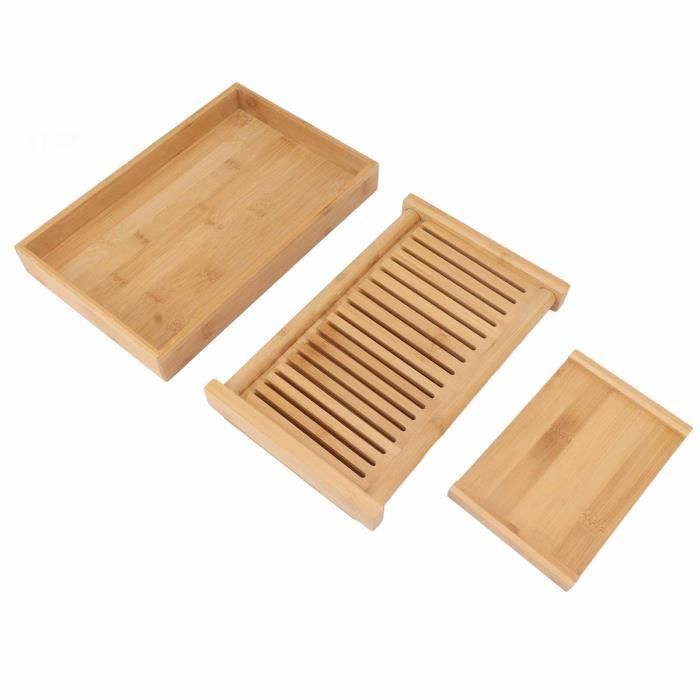 Fdit Guide de tranchage du pain en bambou pour pain fait maison Bambou
