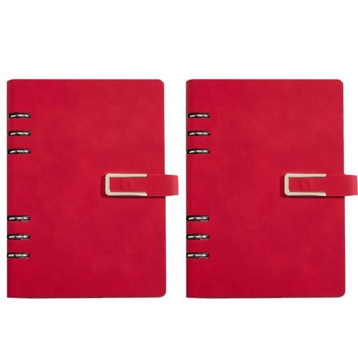 Carnet Cuir NIRMIRO 320 Pages B5 - Papier 100g/m² Sans Bavure, Couverture Rigide, Rose
