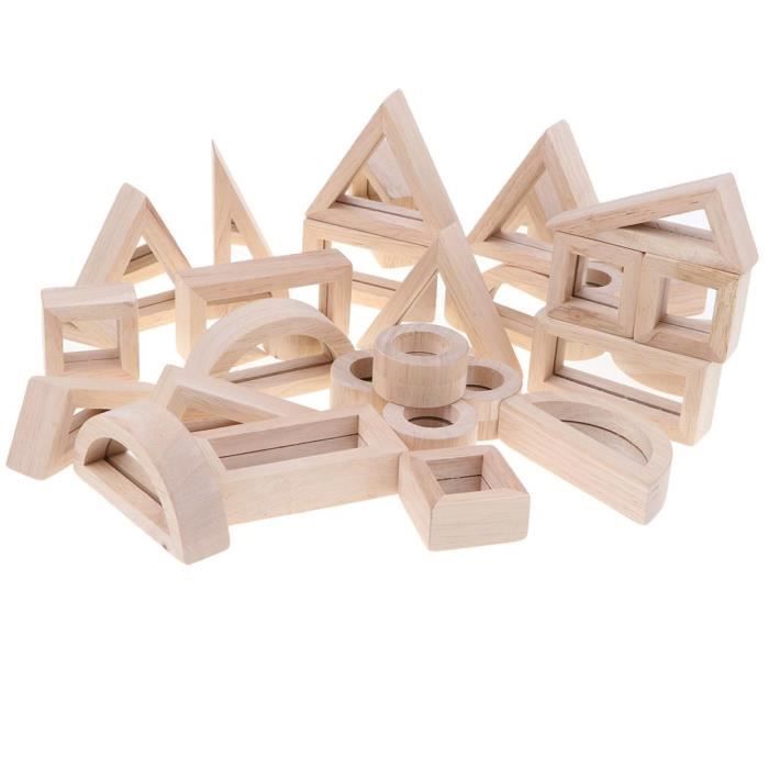Blocs De Construction En Bois – Jouet De Bricolage éducatif Pour Stimuler La Créativité Des Enfants